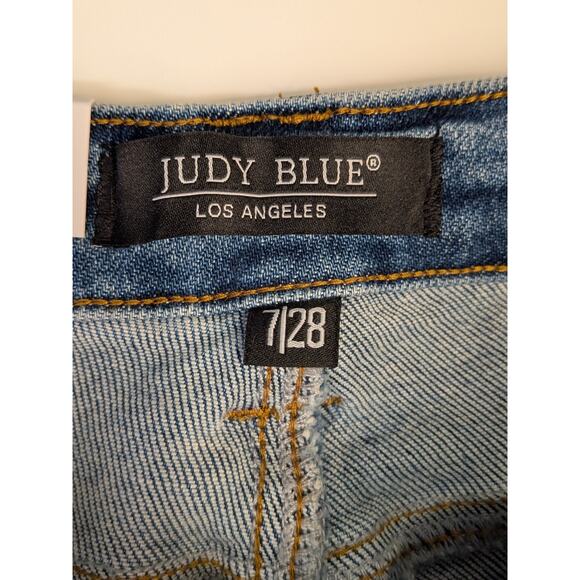 NWT Judy Blue Women's Jeans Size 7/28 Barrel Leg Stretch High Rise - Picture 3 of 11